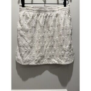 Disney Mickey Mouse Women's White Skirt with Pockets Size S Small